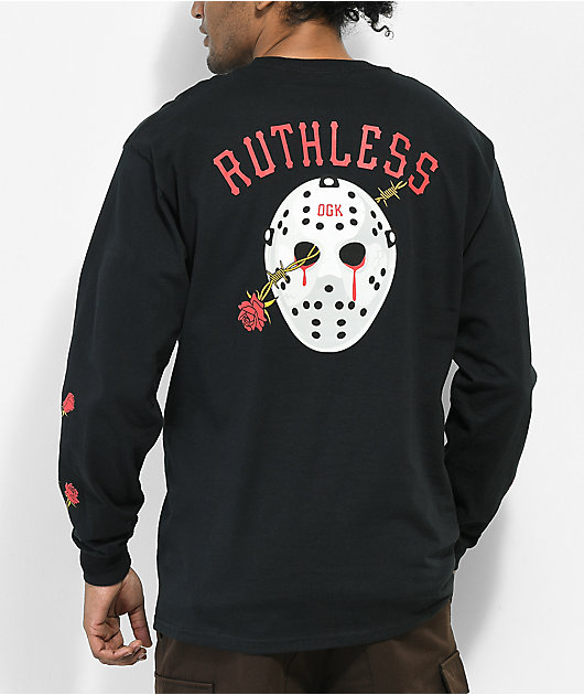DGK Ruthless camiseta de manga larga negra