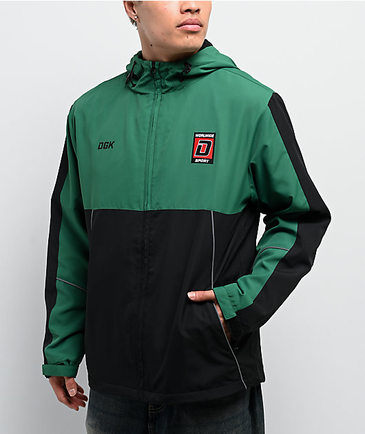 DGK Saga Green & Black Windbreaker Jacket