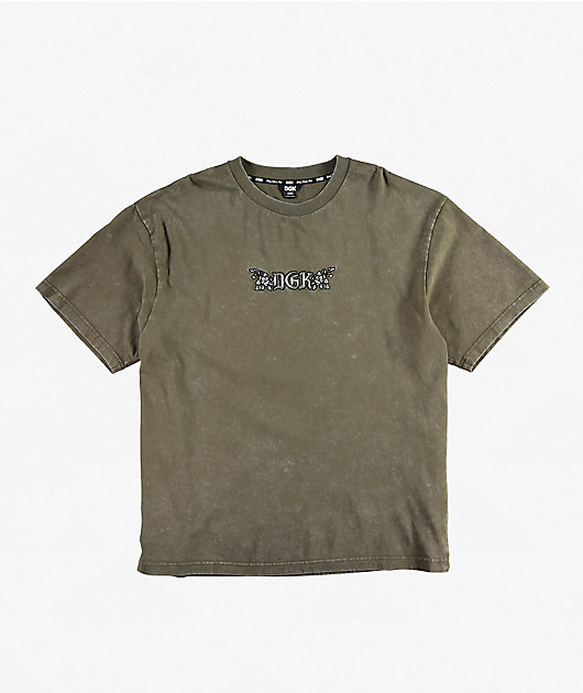 DGK Saint Light Brown Wash Boxy T-Shirt