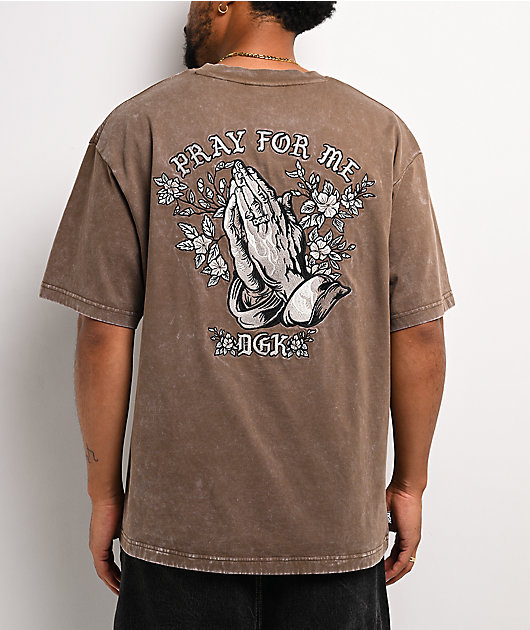 DGK Saint Light Brown Wash Boxy T-Shirt