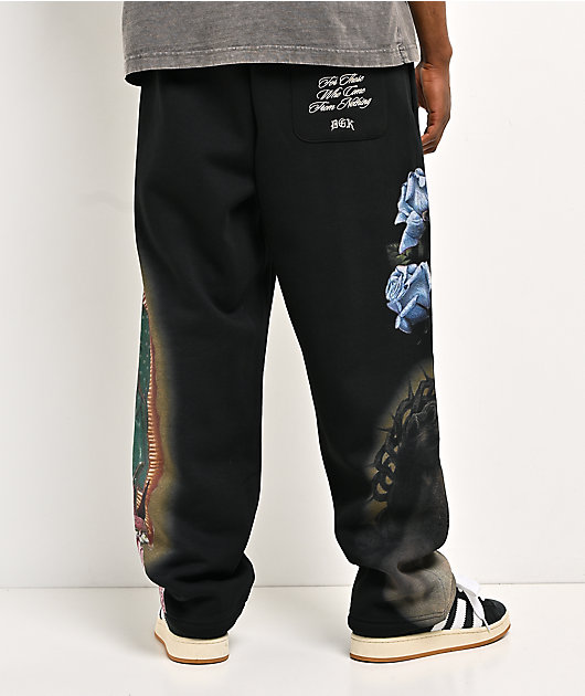 DGK Shrine Black Sweatpants | Zumiez