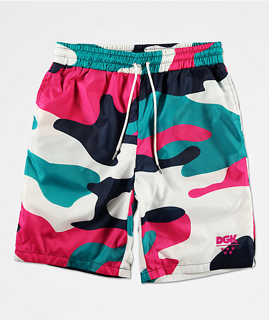 Zimaes-Men Beach Summer Waistband Stretchy Half Pants Beach Shorts