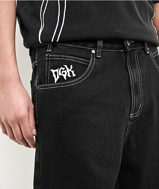 DGK Sovereign Black Wash Denim Shorts | Zumiez