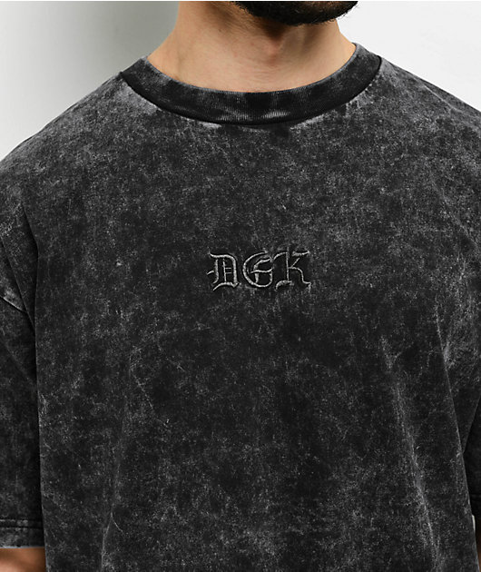 DGK Stay True Heavyweight Washed Black T-Shirt