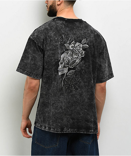 トップス TSTS DRUNKEN DESIGNER'S T-SHIRTS BLACK DGK Stay True Heavyweight Washed Black T-Shirt | Zumiez