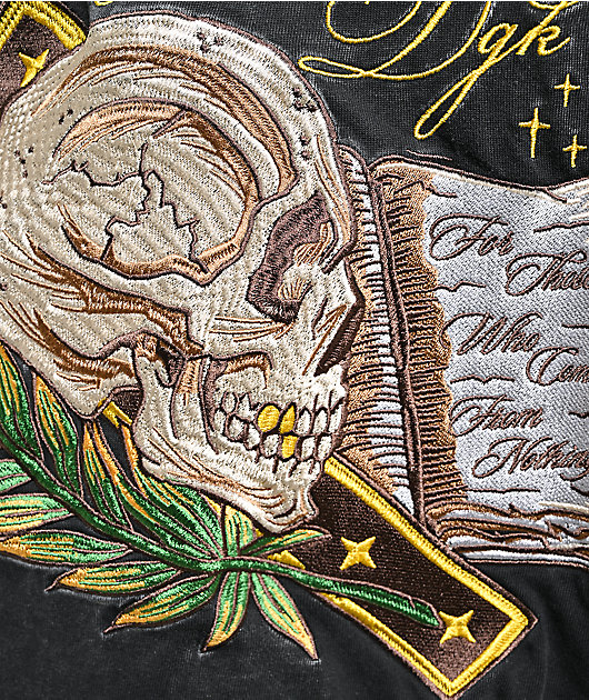 DGK Testament Vintage Black Wash Boxy T-Shirt