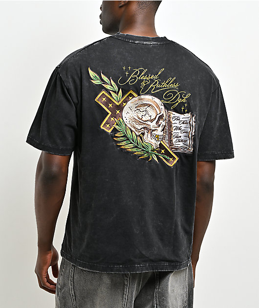 DGK Testament Vintage Black Wash Boxy T-Shirt