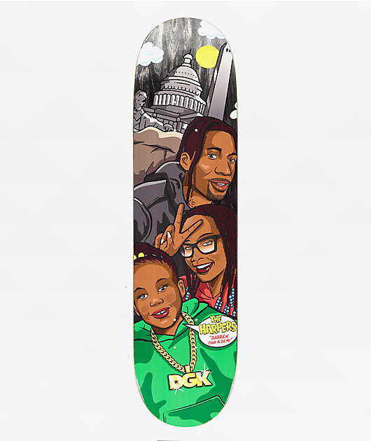 DGK The Harpers Street Soldier 8.0" Skateboard Deck