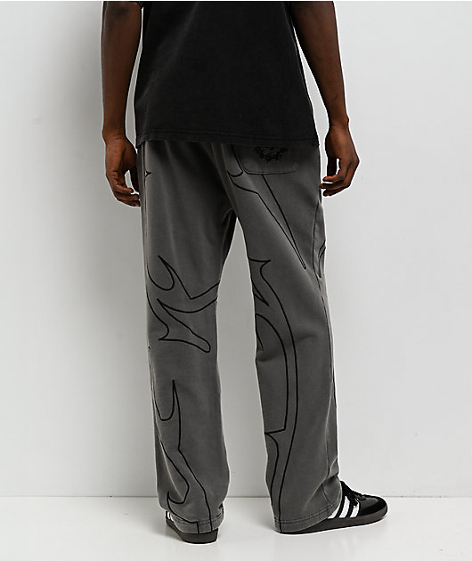 DGK Thorn Black Wash Sweatpants