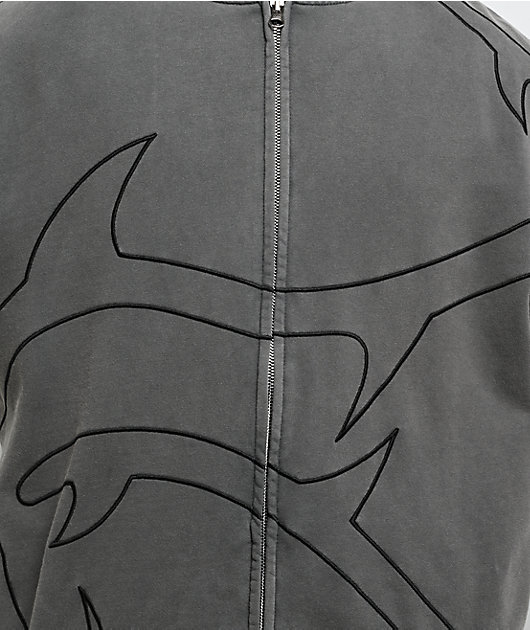 【GRAY】Thorn cross sweat shirt 9fee63a7c2474c86b6fbd6e050062d
