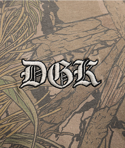 DGK Timber Camo Wash Long Sleeve T-Shirt