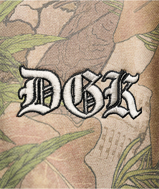 DGK Timber Camo Wash Zip Hoodie