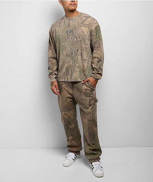 DGK Timber Double Knee Camo Wash Carpenter Pants | Zumiez