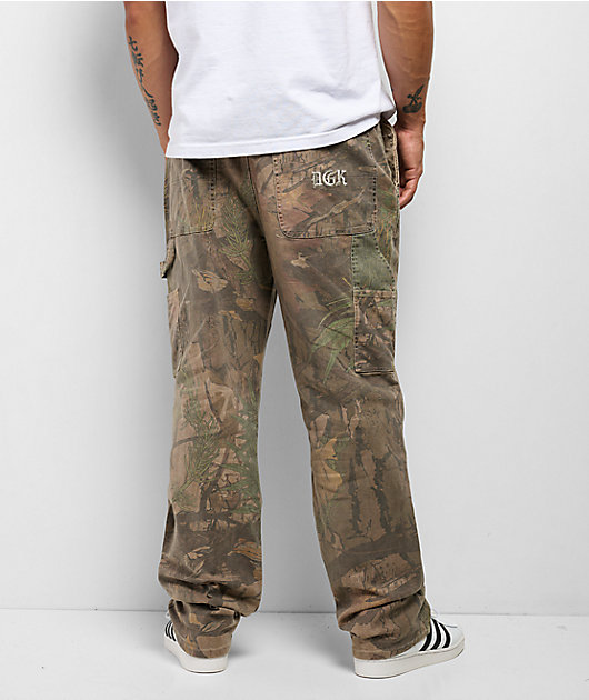 DGK Timber Double Knee Camo Wash Carpenter Pants | Zumiez