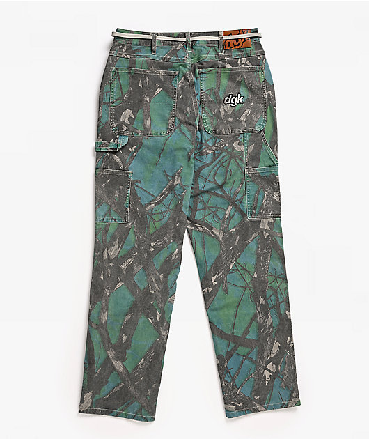 DGK Timber Mint Vintage Wash Canvas Carpenter Jeans
