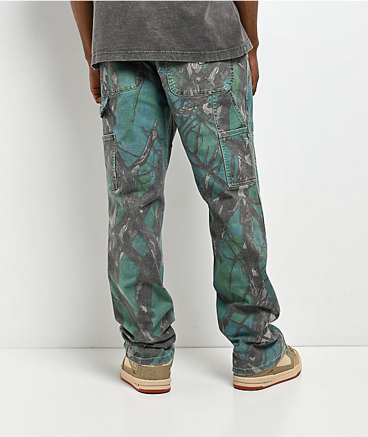 DGK Timber Mint Vintage Wash Canvas Carpenter Jeans