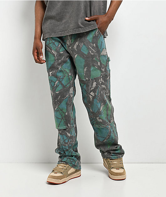 DGK Timber Mint Vintage Wash Canvas Carpenter Jeans