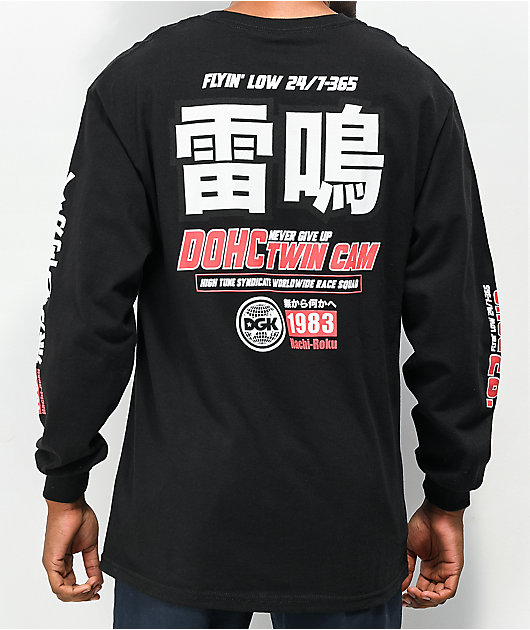 DGK Tuner 2.0 camiseta negra de manga larga