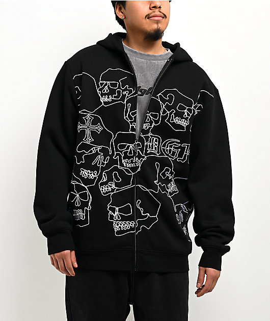 DGK Vault Black Zip Hoodie