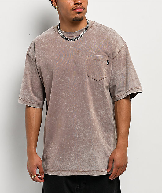 DGK Vigosst Brown Wash T-Shirt | Zumiez