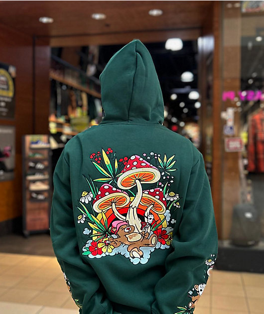 DGK Wonderland Green Hoodie Zumiez