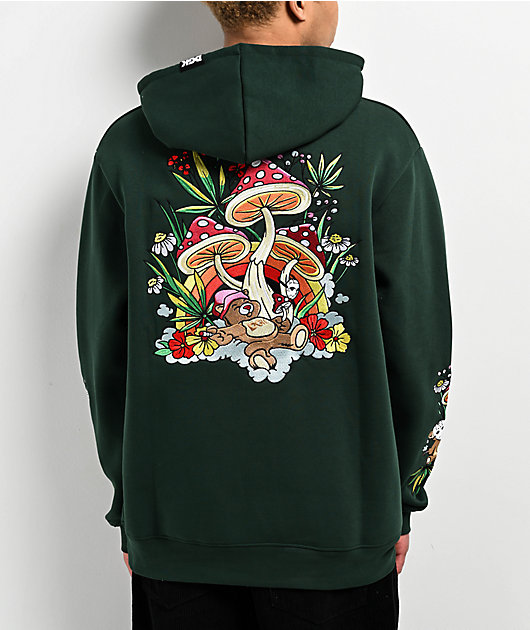 DGK Wonderland Green Hoodie | Zumiez