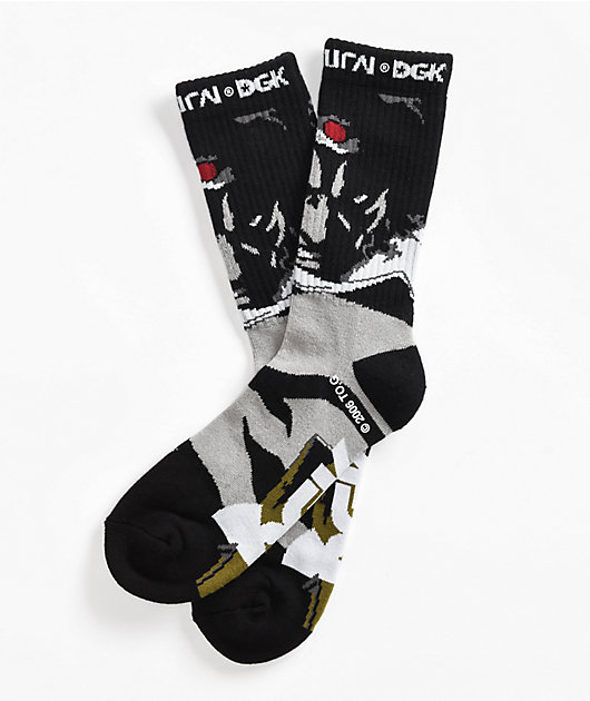 DGK X AFRO SAMURAI CREW SOCK | Zumiez