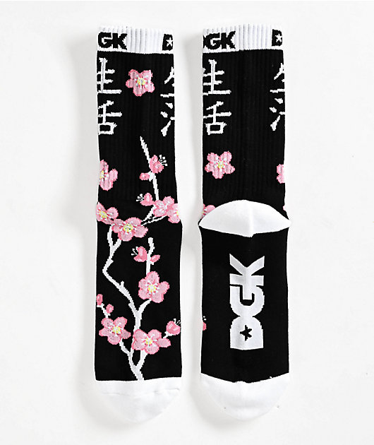 DGK Zen Black Crew Socks