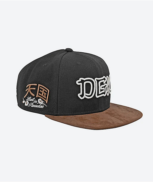 DGK Zion Black & Brown Snapback Hat