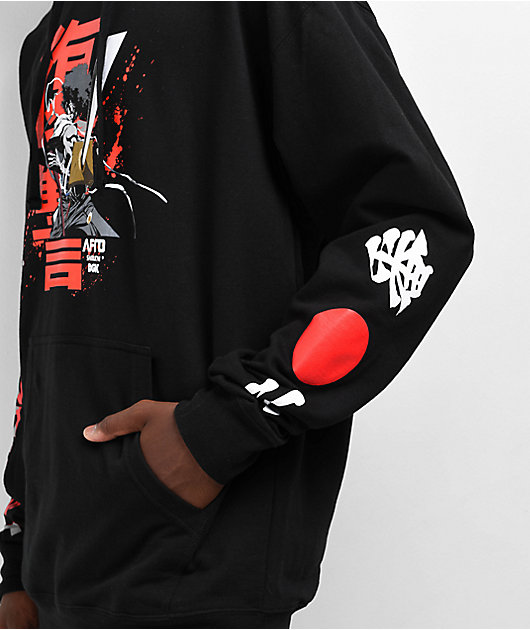 Primitive boys clearance samurai black hoodie