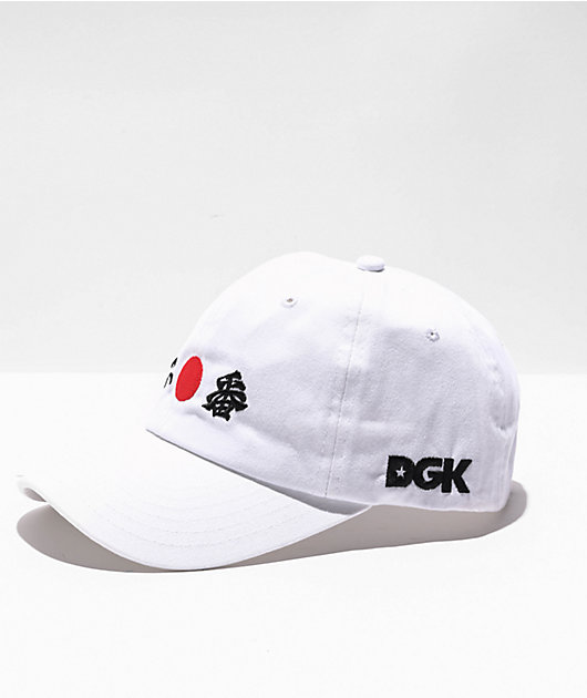 DGK x Afro Samurai Niban White Strapback Hat | Zumiez