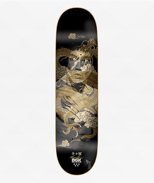 DGK x Bruce Lee Lenticular Golden Dragon 8" Skateboard Deck