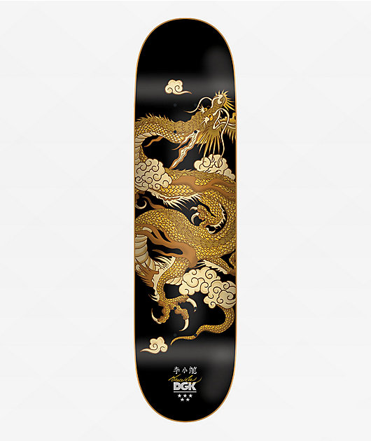 DGK x Bruce Lee Lenticular Golden Dragon 8" Skateboard Deck