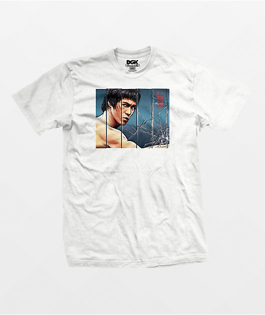 DGK x Bruce Lee Mirrors White T-Shirt