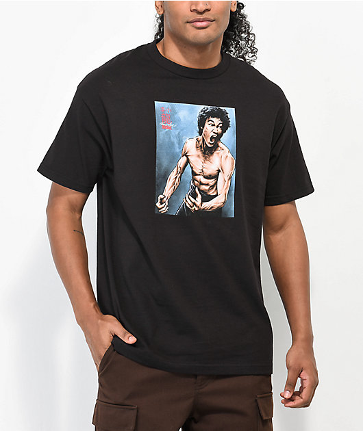 DGK x Bruce Lee No Way Black T Shirt Zumiez