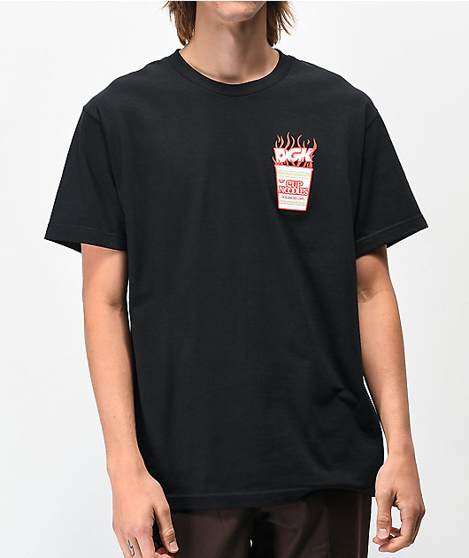 DGK x Cup Noodles Logo Black T-Shirt