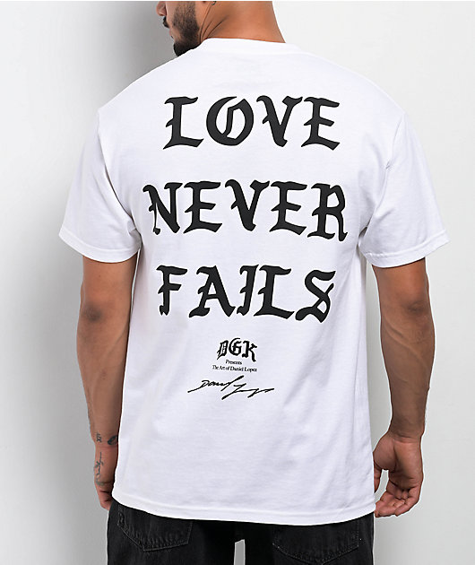 DGK x Godfitti No Lores White T-Shirt | Zumiez