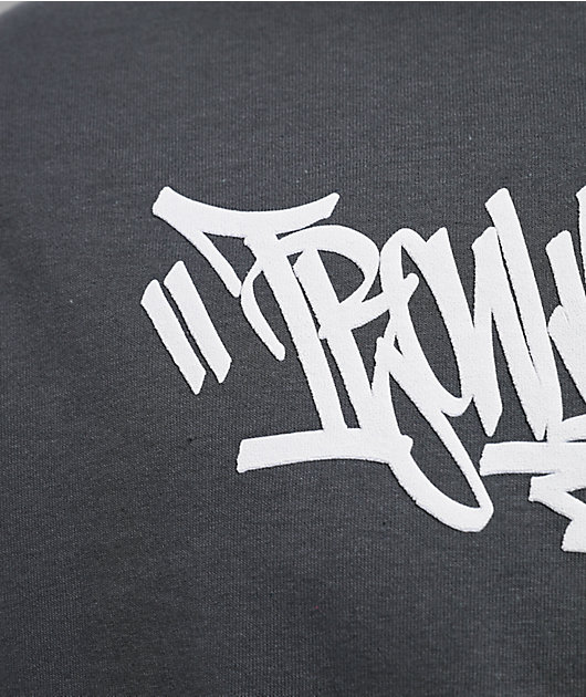 DGK x Ironlak® Hands Off Charcoal T-Shirt