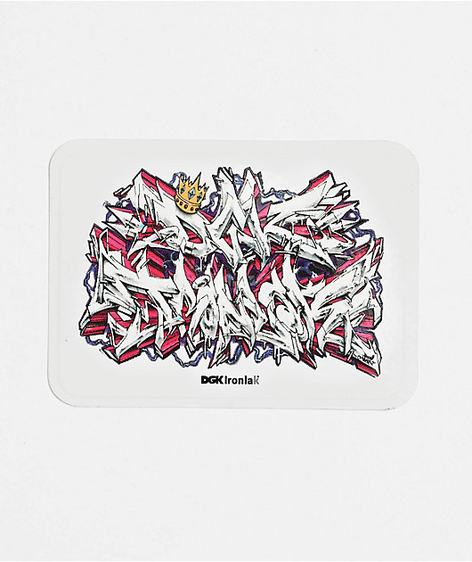 DGK x Ironlak® Volts Sticker