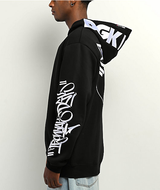DGK x Ironlak Tag Black Zip Hoodie | Zumiez