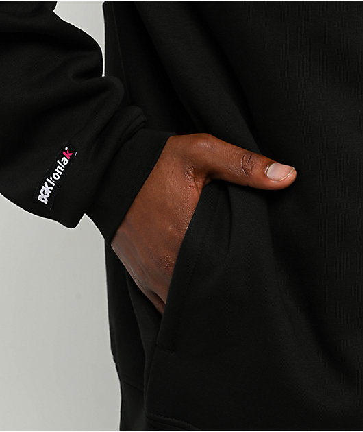 DGK x Ironlak Tag Black Zip Hoodie | Zumiez
