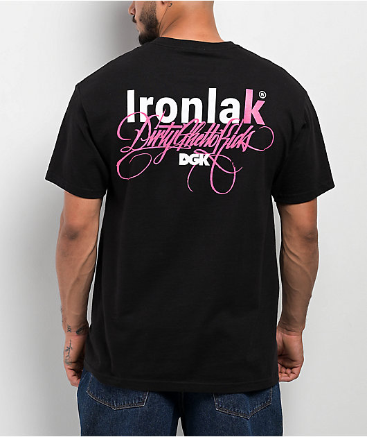 DGK x Ironlak® Yard Black T-Shirt | Zumiez