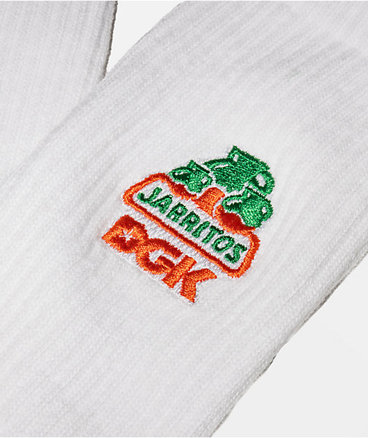 DGK x Jarritos Botella White Crew Socks