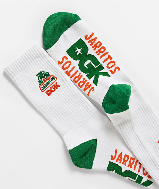 DGK x Jarritos Botella White Crew Socks