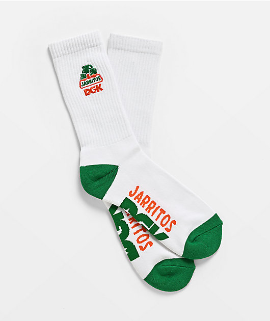 DGK x Jarritos Botella White Crew Socks
