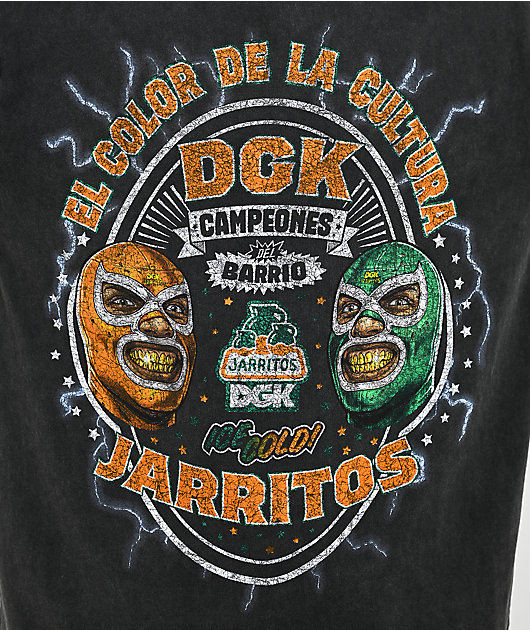 DGK x Jarritos Campeones Black Wash T-Shirt