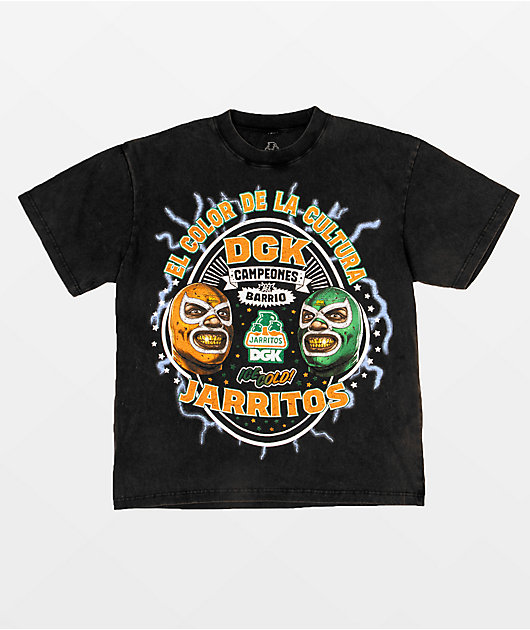 DGK x Jarritos Campeones Black Wash T-Shirt