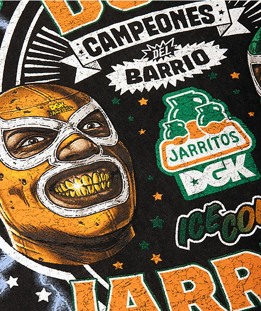 DGK x Jarritos Campeones Black Wash T-Shirt