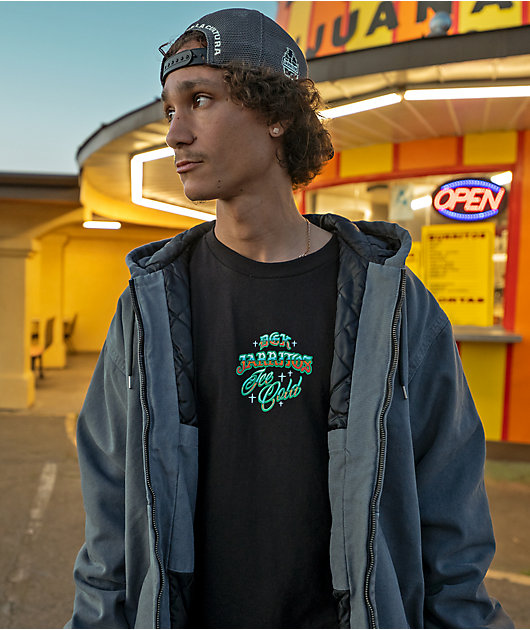 DGK x Jarritos Distressed Black Strapback Hat