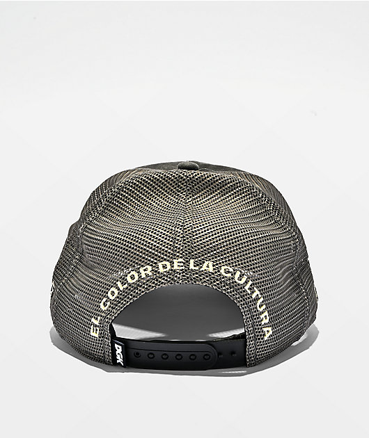 DGK x Jarritos Distressed Black Strapback Hat